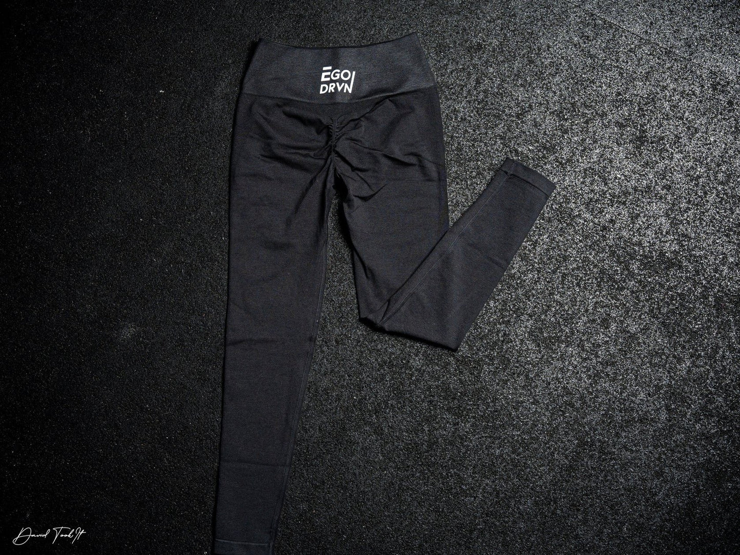 EgoDrvn Black Leggings (High Waist)